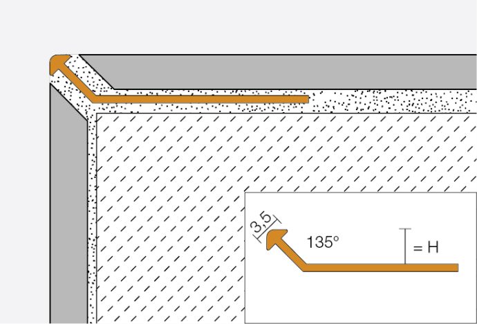 FINEC-TS dekoratīvais profils no alumīnija ar TRENDLINE pārklājumu - Image 5